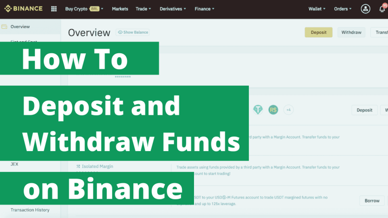 How to Deposit and Withdraw Funds on Binance
